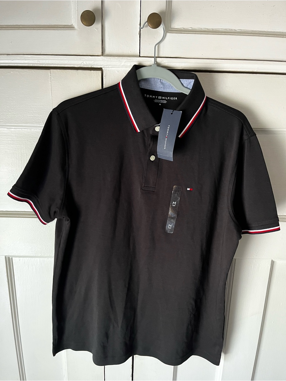 BNWT - Tommy Hilfiger Black Polo Shirt - Men’s Size M